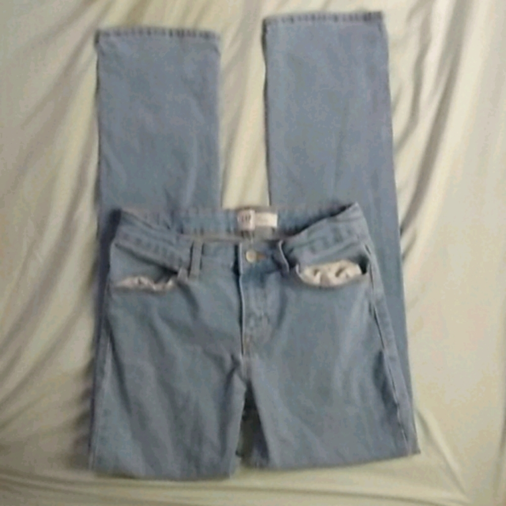 Sky blue jeans